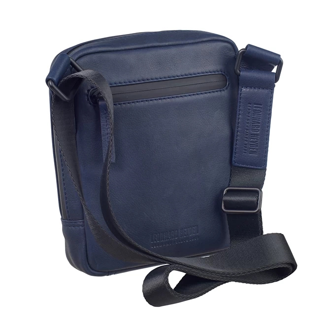 Leonhard Heyden Den Haag Messenger Bag XS Blue 2 Leonhard Heyden Den Haag Messenger Bag XS Blue - Image 2