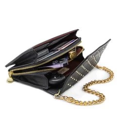 MÔSZ Kris Crossbody Phonebag Studs Black -Mode Tassen Winkel image 7268