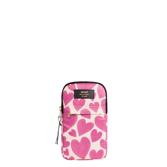 Wouf Pink Love Phone Bag Multi 1 Wouf Pink Love Phone Bag Multi