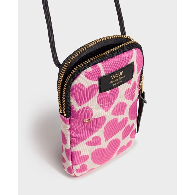 Wouf Pink Love Phone Bag Multi 2 Wouf Pink Love Phone Bag Multi - Image 2