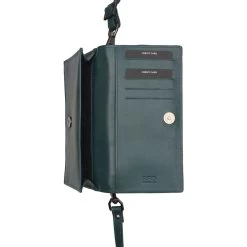 Burkely Nocturnal Nova Phone Bag Dark Green -Mode Tassen Winkel image 7316