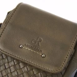 DR Amsterdam Tampa Braided Schoudertas Olive -Mode Tassen Winkel image 7327