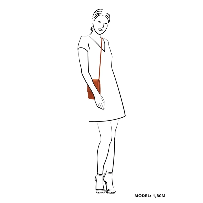 Zebra Trends Noé Telefoontasje Brique 2 Zebra Trends Noé Telefoontasje Brique - Image 2