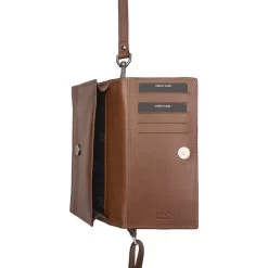Burkely Nocturnal Nova Phone Bag Cognac -Mode Tassen Winkel image 7428