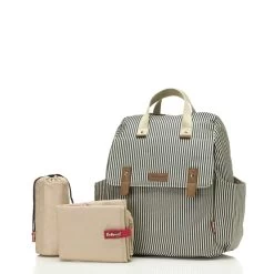 Babymel Robyn Convertible Backpack Navy Stripe -Mode Tassen Winkel image 7482