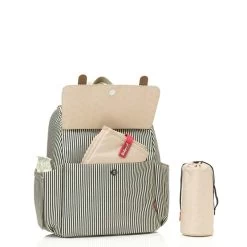 Babymel Robyn Convertible Backpack Navy Stripe -Mode Tassen Winkel image 7483