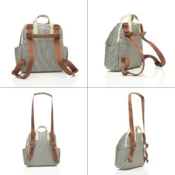 Babymel Robyn Convertible Backpack Navy Stripe -Mode Tassen Winkel image 7484