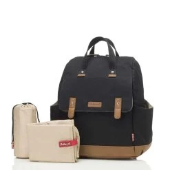 Babymel Robyn Convertible Backpack Black -Mode Tassen Winkel image 7515