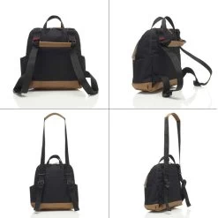 Babymel Robyn Convertible Backpack Black -Mode Tassen Winkel image 7517