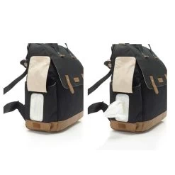 Babymel Robyn Convertible Backpack Black -Mode Tassen Winkel image 7518