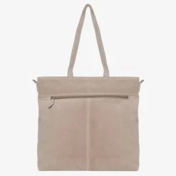 Mozz Momsbag Shopper Suede Sand -Mode Tassen Winkel image 7528