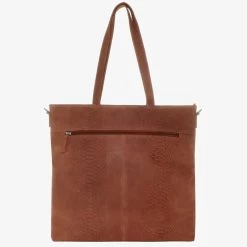 Mozz Momsbag Snake Shopper Cognac -Mode Tassen Winkel image 7568