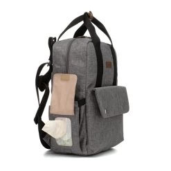 Babymel Georgi ECO Convertible Backpack Grey -Mode Tassen Winkel image 7597