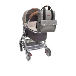 Babymel Georgi ECO Convertible Backpack Grey -Mode Tassen Winkel image 7599
