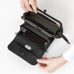 Aunts & Uncles Mrs. Whoopie Pie Shoulderbag / Clutch Black Smoke -Mode Tassen Winkel image 7647