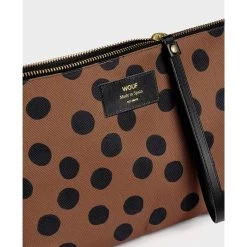 Wouf Dots XL Pouch Bag Camel -Mode Tassen Winkel image 7680