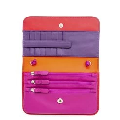 Mywalit Full Flap Multicomp Clutch Sangria Multi -Mode Tassen Winkel image 7741
