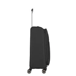 Travelite Miigo 4 Wheel Trolley M Expandable Black -Mode Tassen Winkel image 811