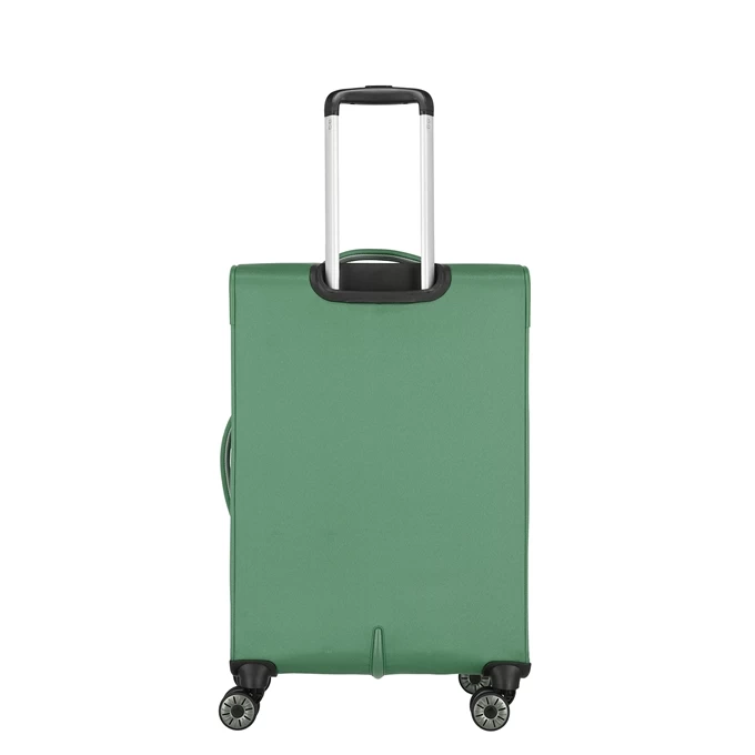 Travelite Miigo 4 Wheel Trolley M Expandable Green 2 Travelite Miigo 4 Wheel Trolley M Expandable Green - Image 2