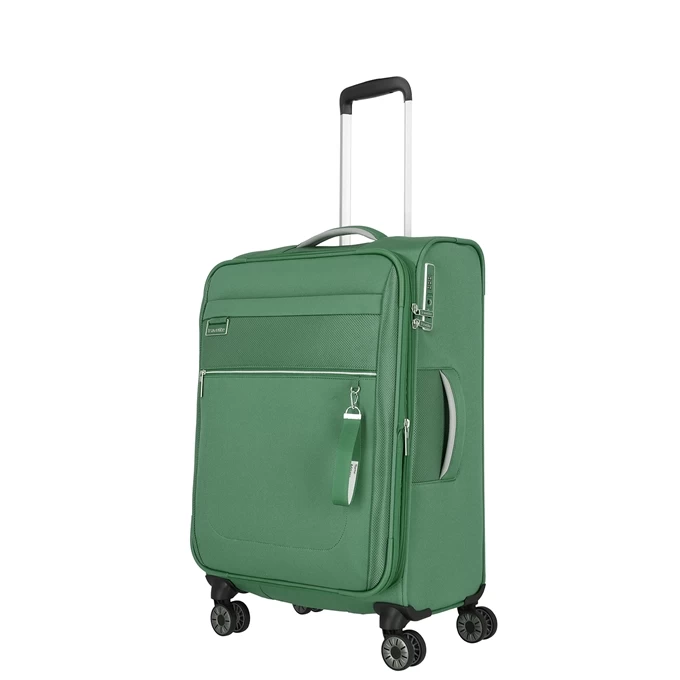 Travelite Miigo 4 Wheel Trolley M Expandable Green 5 Travelite Miigo 4 Wheel Trolley M Expandable Green - Image 5