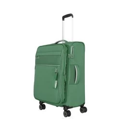 Travelite Miigo 4 Wheel Trolley M Expandable Green 12 Travelite Miigo 4 Wheel Trolley M Expandable Green -Mode Tassen Winkel image 820