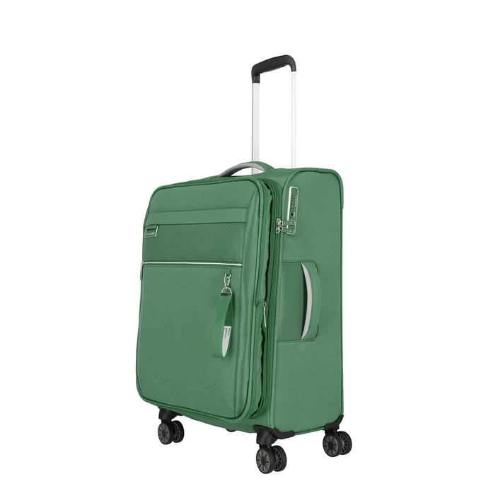 Travelite Miigo 4 Wheel Trolley M Expandable Green 6 Travelite Miigo 4 Wheel Trolley M Expandable Green - Image 6