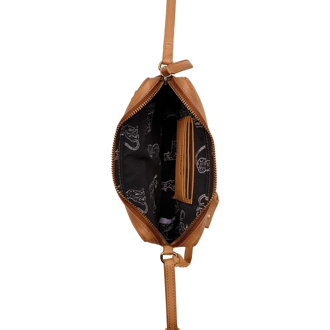 Burkely Drowsy Dani Phonebag Cognac 5 Burkely Drowsy Dani Phonebag Cognac - Image 5