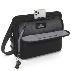 Tumi Alpha Bravo Service Crossbody Black -Mode Tassen Winkel image 8496