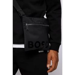 Hugo Boss Catch Zip Envelope Black -Mode Tassen Winkel image 8550