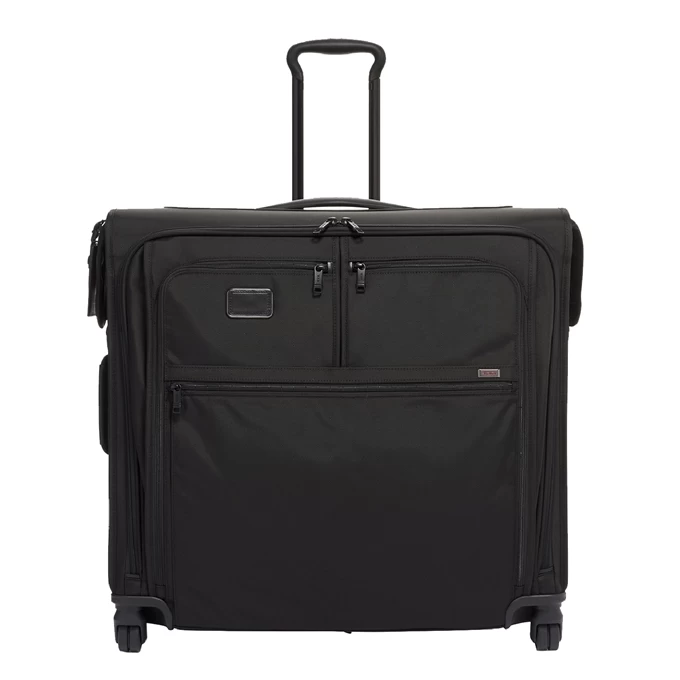 Tumi Alpha Extended Trip 4 Wheel Garment Bag Black 1 Tumi Alpha Extended Trip 4 Wheel Garment Bag Black