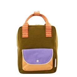 Sticky Lemon Farmhouse Backpack Small Corduroy Soil Green
