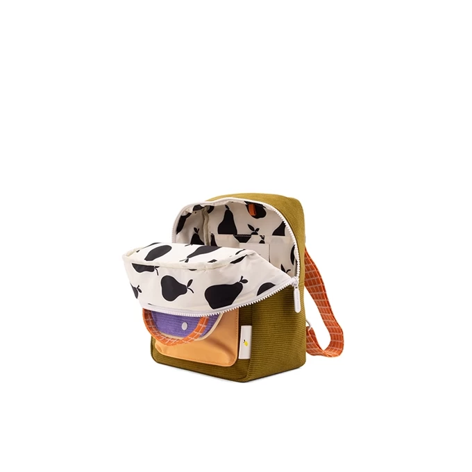 Sticky Lemon Farmhouse Backpack Small Corduroy Soil Green 7 Sticky Lemon Farmhouse Backpack Small Corduroy Soil Green - Image 7