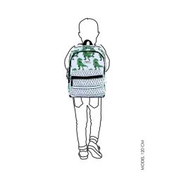 Little Legends Dino Backpack L Groen / Wit -Mode Tassen Winkel image 8921