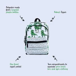 Little Legends Dino Backpack L Groen / Wit -Mode Tassen Winkel image 8923