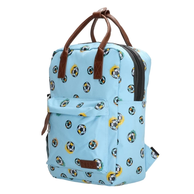 Zebra Trends Boys Rugzak Voetbal Licht Blauw 3 Zebra Trends Boys Rugzak Voetbal Licht Blauw - Image 3