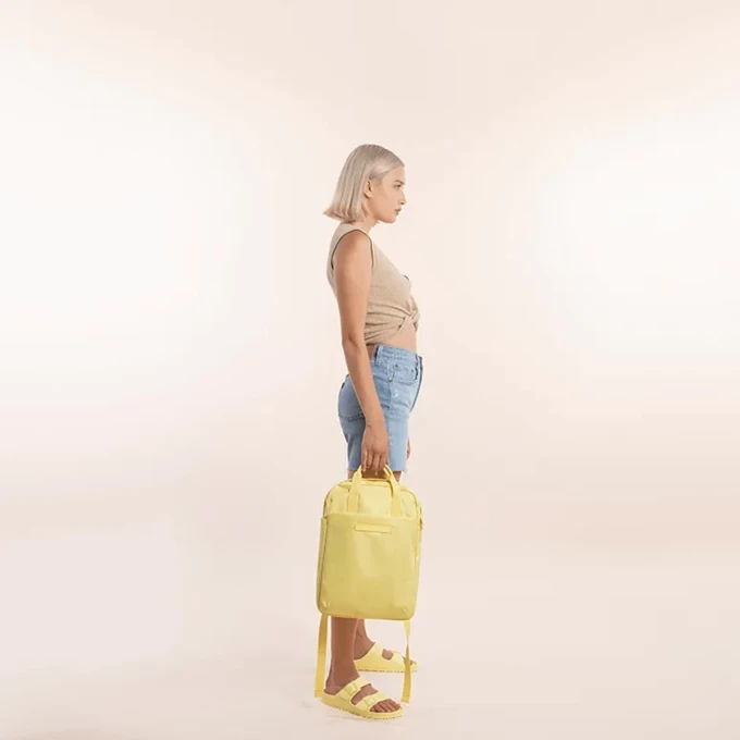 Horizn Studios Shibuya Daypack M Glossy Lemon / Light Quartz Grey 2 Horizn Studios Shibuya Daypack M Glossy Lemon / Light Quartz Grey - Afbeelding 2