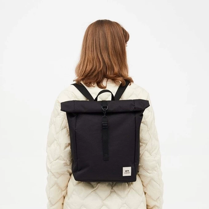 Lefrik Roll Mini Backpack Black 2 Lefrik Roll Mini Backpack Black - Image 2