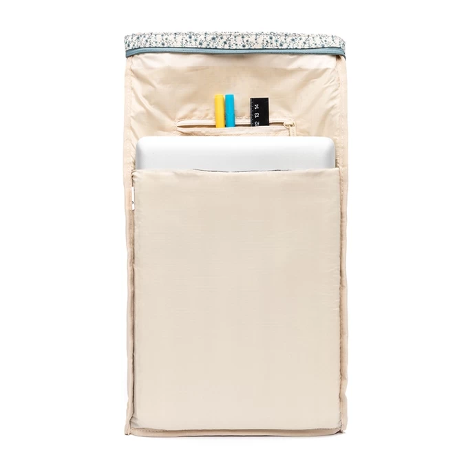 Lefrik Roll Mini Backpack Printed Flowers 5 Lefrik Roll Mini Backpack Printed Flowers - Image 5