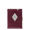 Exentri Leather Wallet RFID Purple Cobra