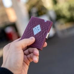 Exentri Leather Wallet RFID Purple Cobra -Mode Tassen Winkel image 9384