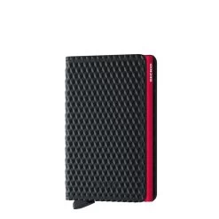 Secrid Slimwallet Portemonnee Cubic Black / Red