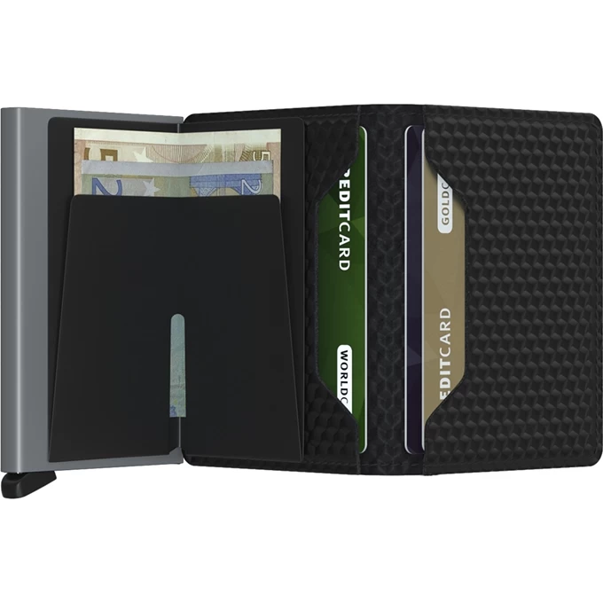 Secrid Slimwallet Portemonnee Cubic Black & Titanium 4 Secrid Slimwallet Portemonnee Cubic Black & Titanium - Image 4