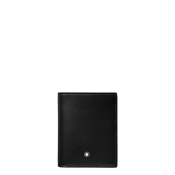 Montblanc Meisterstück Compact Wallet 6cc Black 1 Montblanc Meisterstück Compact Wallet 6cc Black