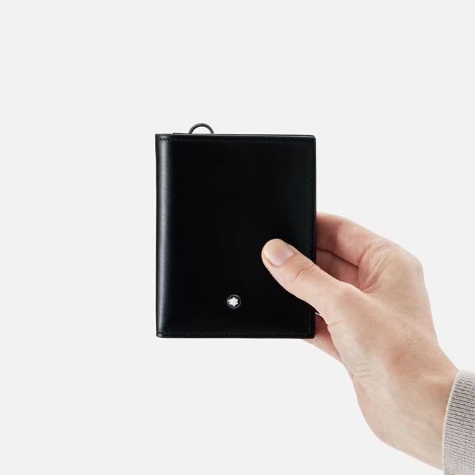 Montblanc Meisterstück Compact Wallet 6cc Black 2 Montblanc Meisterstück Compact Wallet 6cc Black - Image 2