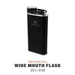 Stanley The Easy-Fill Wide Mouth Flask 0.23L Matte Black Pebble 9 Stanley The Easy-Fill Wide Mouth Flask 0.23L Matte Black Pebble -Mode Tassen Winkel image 9717