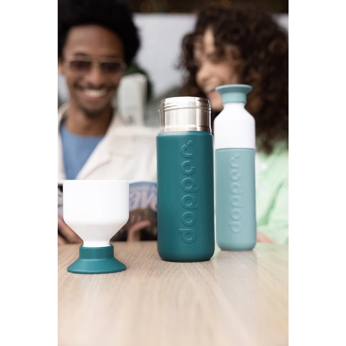 Dopper Insulated Drinkfles 350 Ml Bottlenose Blue 2 Dopper Insulated Drinkfles 350 Ml Bottlenose Blue - Image 2