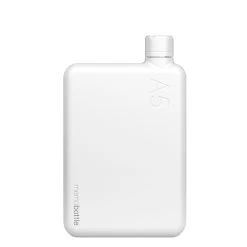 Memobottle A5 Bottle Stainless Steel 1050ml White