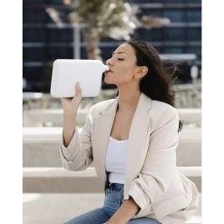 Memobottle A5 Bottle Stainless Steel 1050ml White -Mode Tassen Winkel image 9840