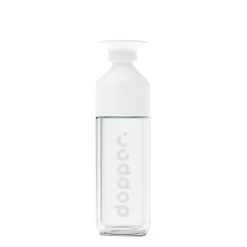 Dopper Glass Insulated Drinkfles 450 Ml White