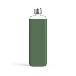 Memobottle Slim Silicon Sleeve Moss Green -Mode Tassen Winkel image 9891